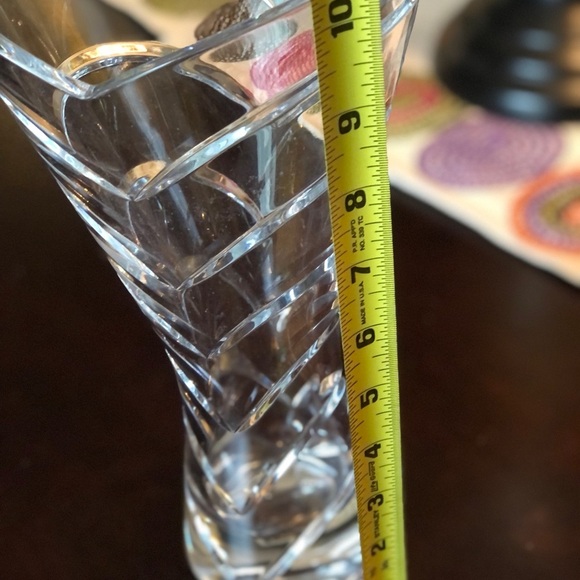 Nambe crystal heart vase - Picture 2 of 3